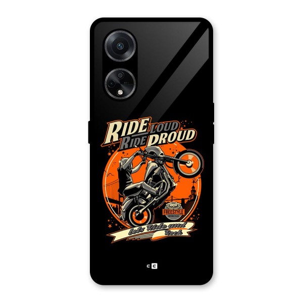 Proud Rider Glass Back Case for Oppo F23