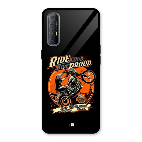 Proud Rider Glass Back Case for Oppo Reno3 Pro