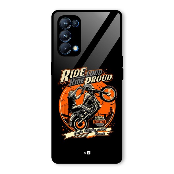 Proud Rider Glass Back Case for Oppo Reno5 Pro 5G