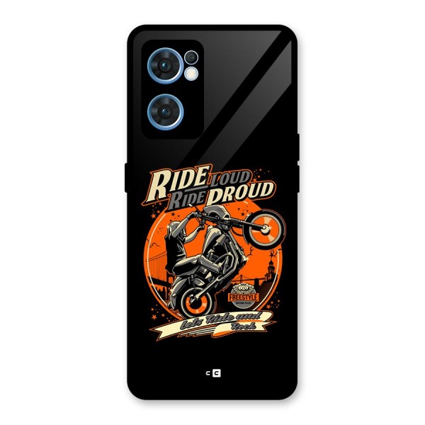 Proud Rider Glass Back Case for Oppo Reno7 5G