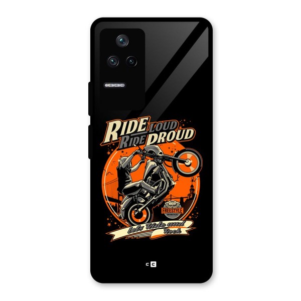 Proud Rider Glass Back Case for Poco F4 5G