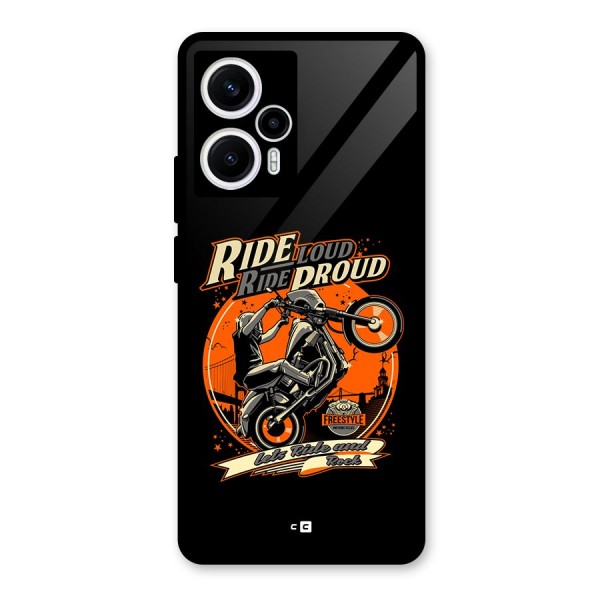 Proud Rider Glass Back Case for Poco F5