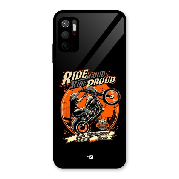 Proud Rider Glass Back Case for Poco M3 Pro 5G