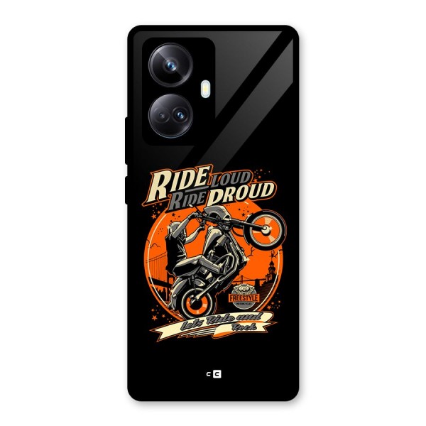 Proud Rider Glass Back Case for Realme 10 Pro Plus