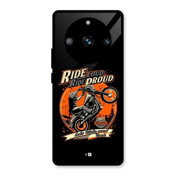 Proud Rider Glass Back Case for Realme 11 Pro