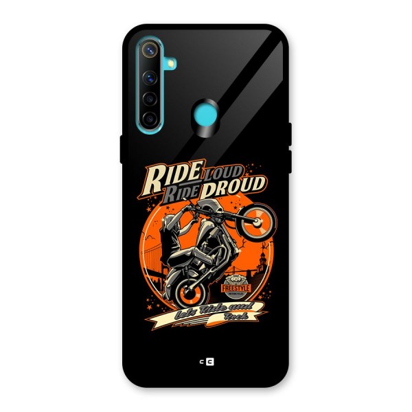 Proud Rider Glass Back Case for Realme 5