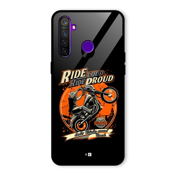 Proud Rider Glass Back Case for Realme 5 Pro