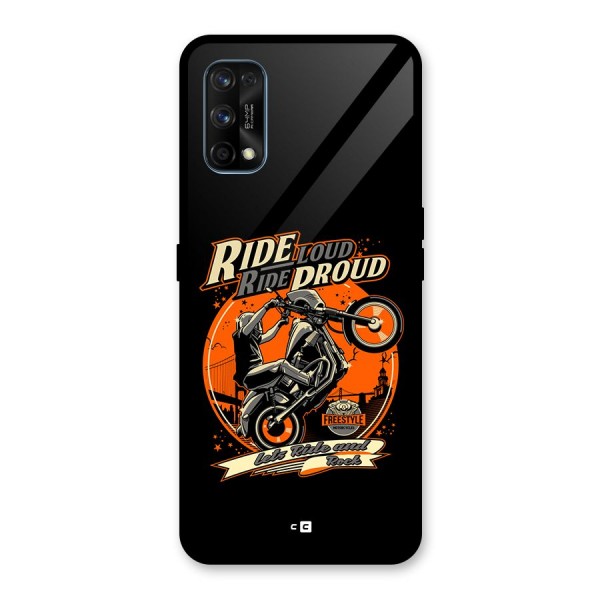 Proud Rider Glass Back Case for Realme 7 Pro