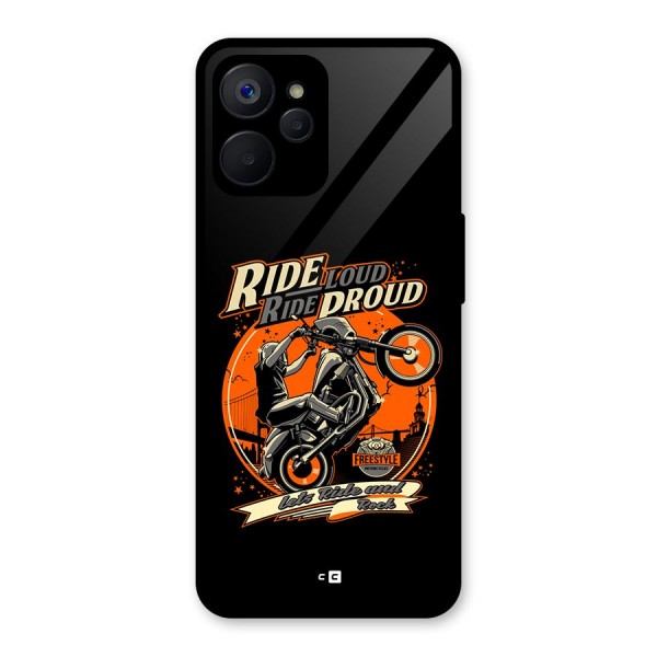 Proud Rider Glass Back Case for Realme 9i 5G