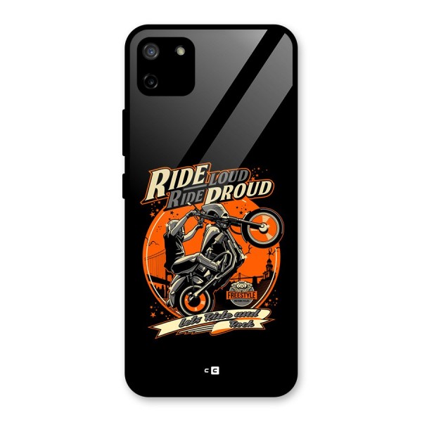 Proud Rider Glass Back Case for Realme C11