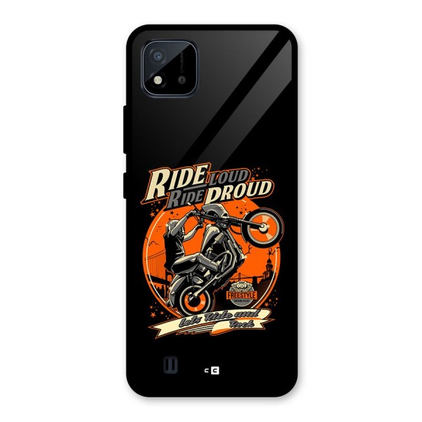 Proud Rider Glass Back Case for Realme C11 2021