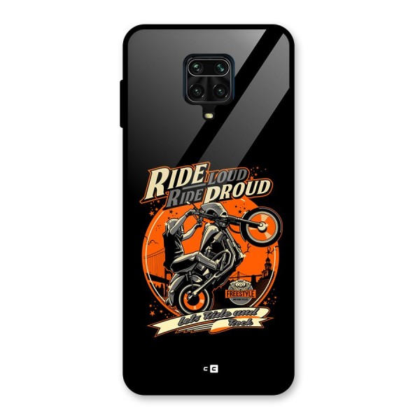 Proud Rider Glass Back Case for Redmi Note 10 Lite