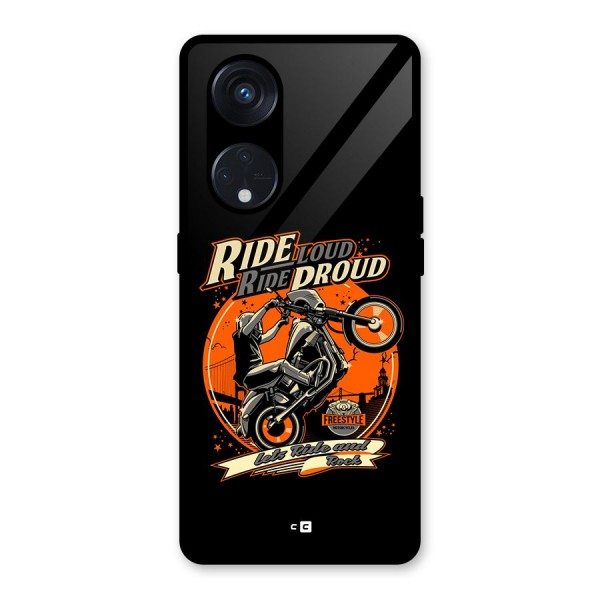 Proud Rider Glass Back Case for Reno8 T 5G