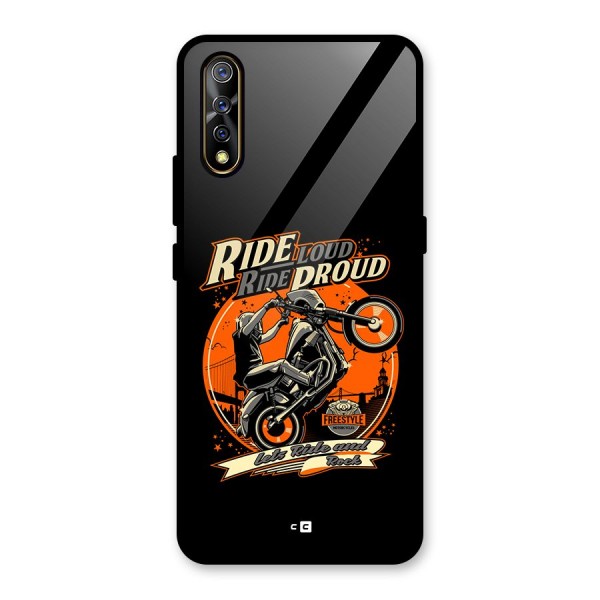 Proud Rider Glass Back Case for Vivo S1