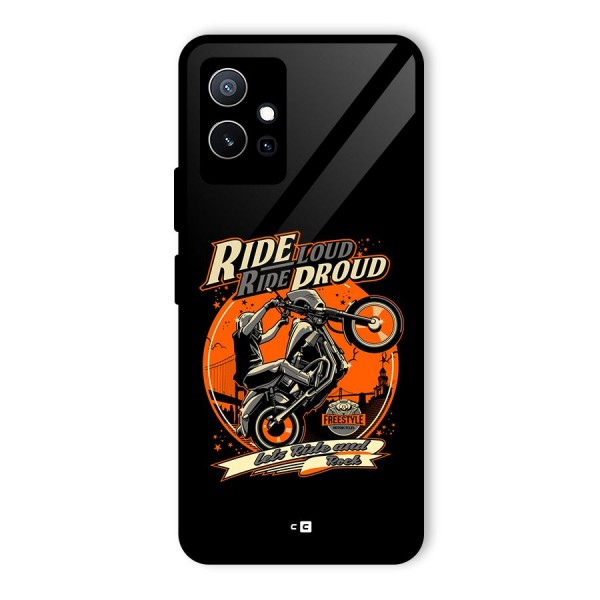 Proud Rider Glass Back Case for Vivo T1 5G