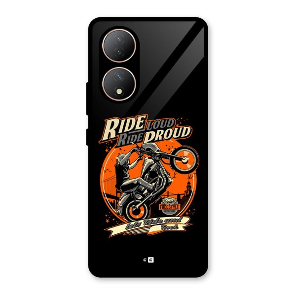 Proud Rider Glass Back Case for Vivo T2