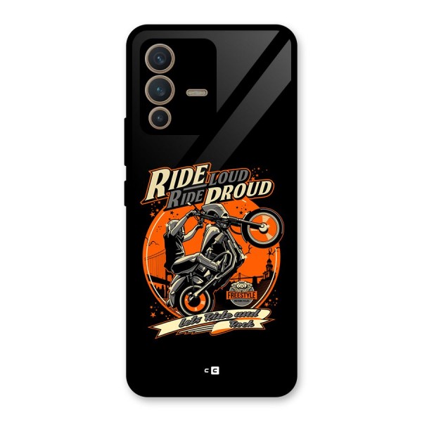 Proud Rider Glass Back Case for Vivo V23 5G