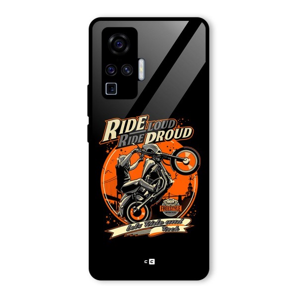 Proud Rider Glass Back Case for Vivo X50 Pro