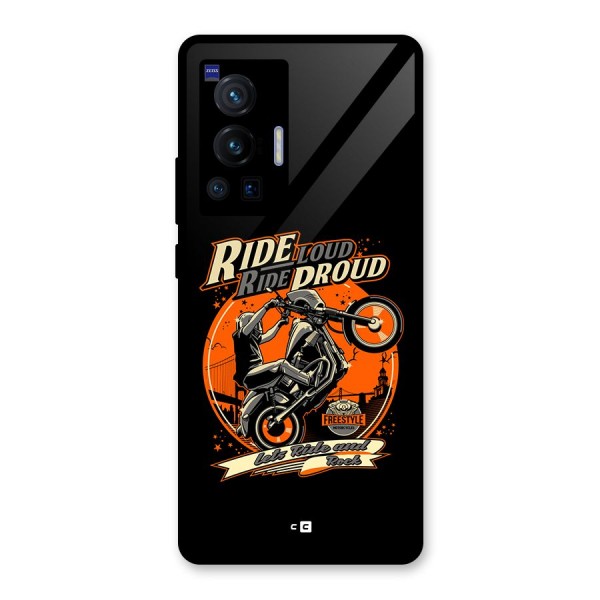 Proud Rider Glass Back Case for Vivo X70 Pro