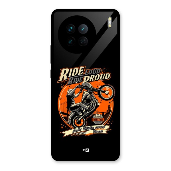 Proud Rider Glass Back Case for Vivo X90