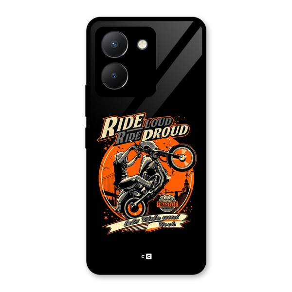 Proud Rider Glass Back Case for Vivo Y36