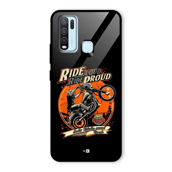 Proud Rider Glass Back Case for Vivo Y50