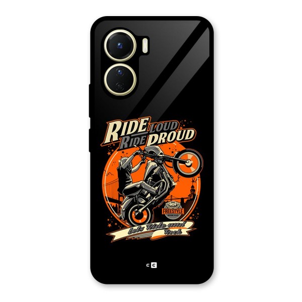 Proud Rider Glass Back Case for Vivo Y56