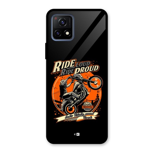 Proud Rider Glass Back Case for Vivo Y72 5G