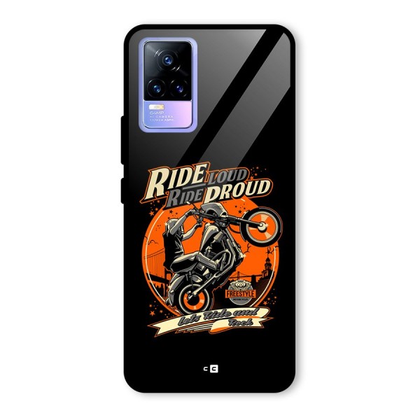 Proud Rider Glass Back Case for Vivo Y73