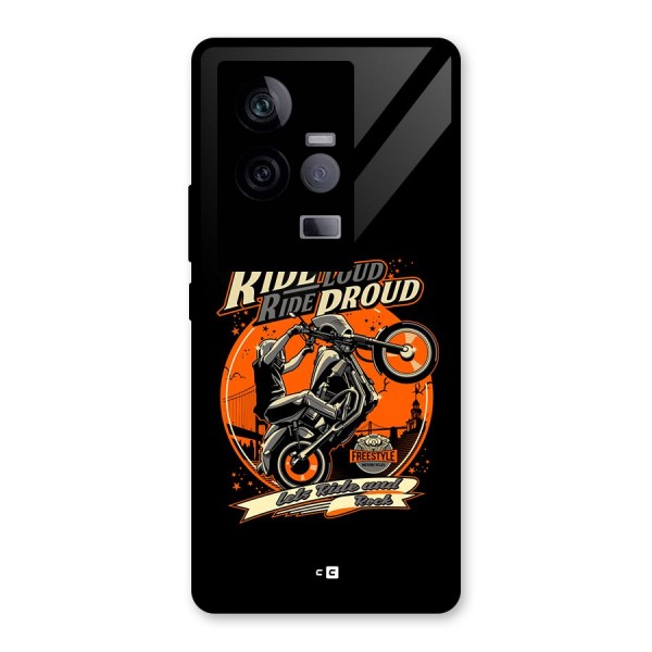 Proud Rider Glass Back Case for Vivo iQOO 11 5G