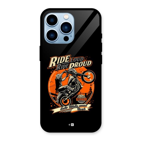 Proud Rider Glass Back Case for iPhone 13 Pro