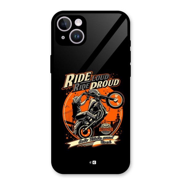 Proud Rider Glass Back Case for iPhone 14 Plus