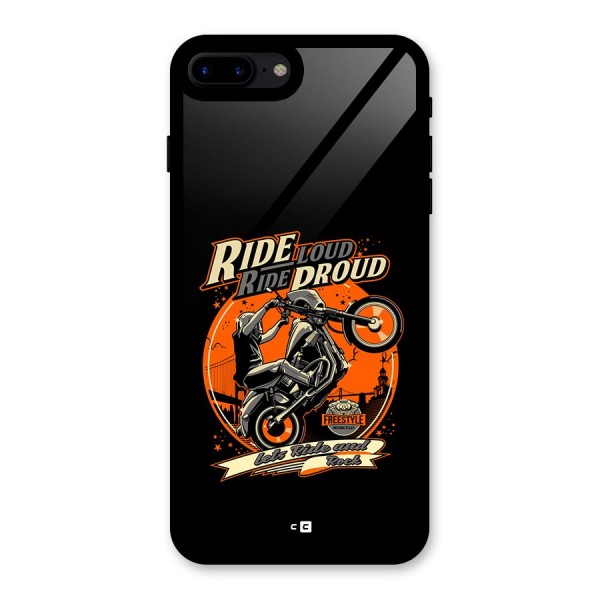 Proud Rider Glass Back Case for iPhone 7 Plus