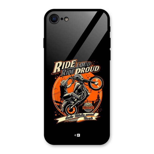 Proud Rider Glass Back Case for iPhone SE 2020