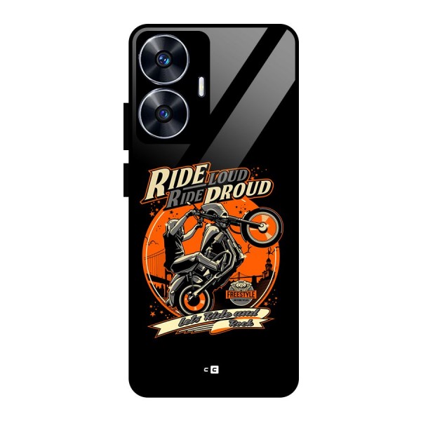 Proud Rider Glass Back Case for realme C55