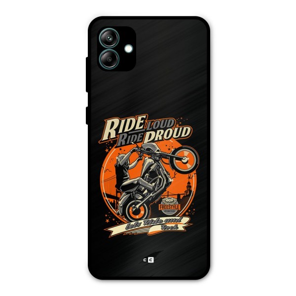 Proud Rider Metal Back Case for Galaxy A04