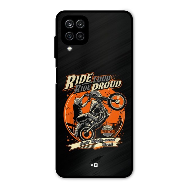 Proud Rider Metal Back Case for Galaxy A12