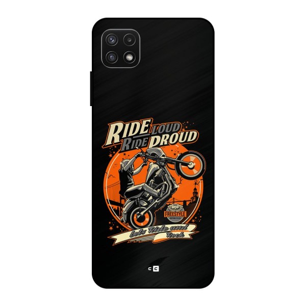 Proud Rider Metal Back Case for Galaxy A22 5G