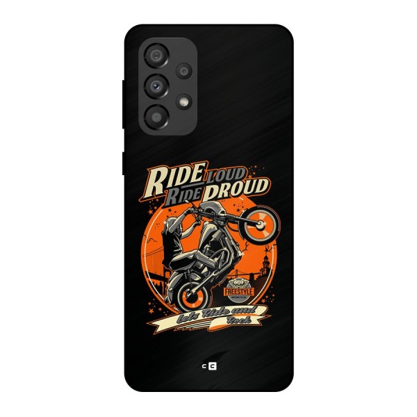 Proud Rider Metal Back Case for Galaxy A33 5G