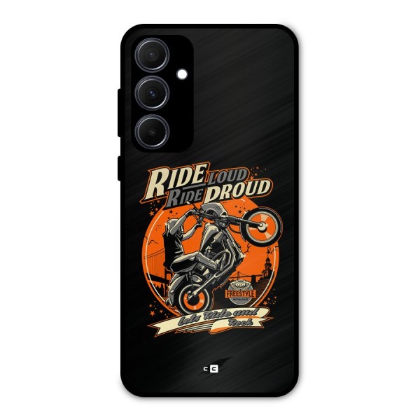 Proud Rider Metal Back Case for Galaxy A35