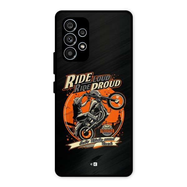 Proud Rider Metal Back Case for Galaxy A53 5G