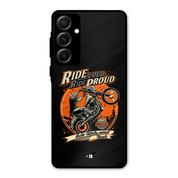 Proud Rider Metal Back Case for Galaxy A55