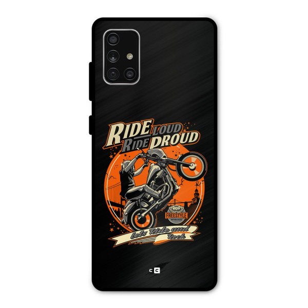 Proud Rider Metal Back Case for Galaxy A71