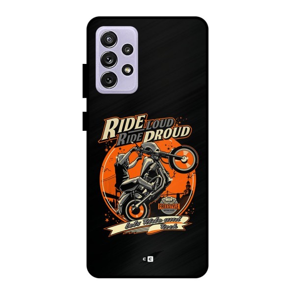 Proud Rider Metal Back Case for Galaxy A72