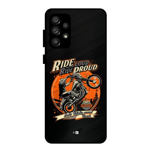 Proud Rider Metal Back Case for Galaxy A73 5G