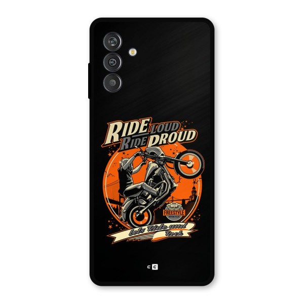 Proud Rider Metal Back Case for Galaxy F13