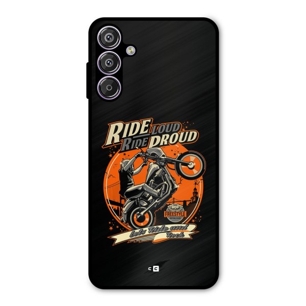 Proud Rider Metal Back Case for Galaxy F15