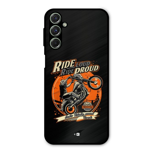 Proud Rider Metal Back Case for Galaxy F34