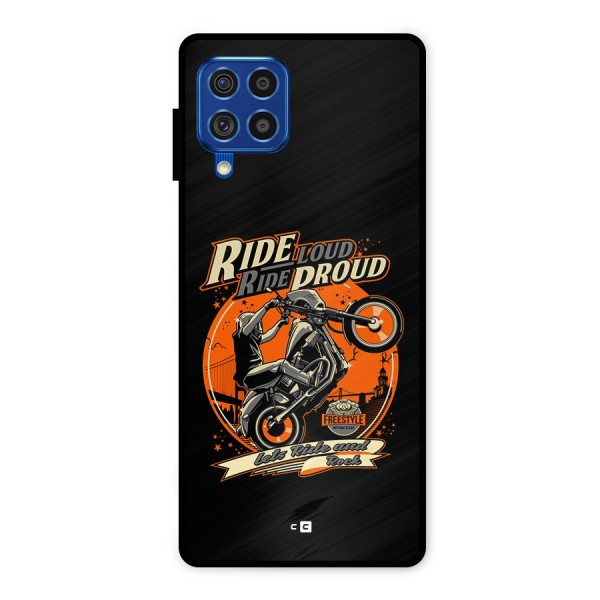 Proud Rider Metal Back Case for Galaxy F62