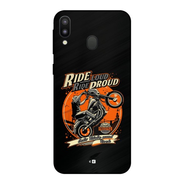 Proud Rider Metal Back Case for Galaxy M20